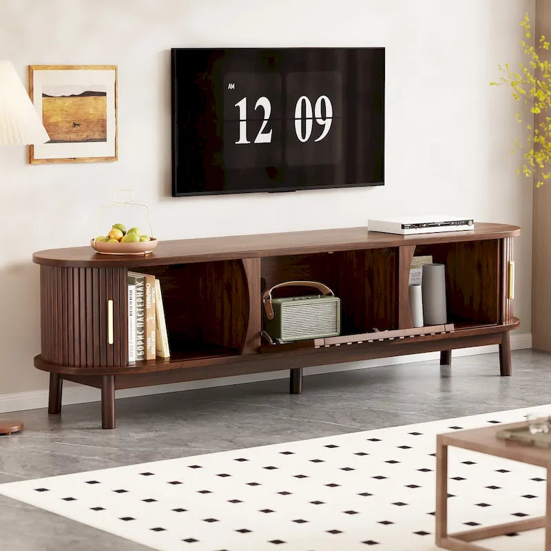 Meuble TV de style rustique pour téléviseurs jusqu'à 75 po