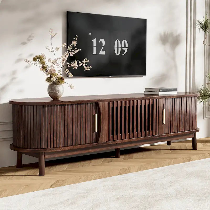 Meuble TV de style rustique pour téléviseurs jusqu'à 75 po