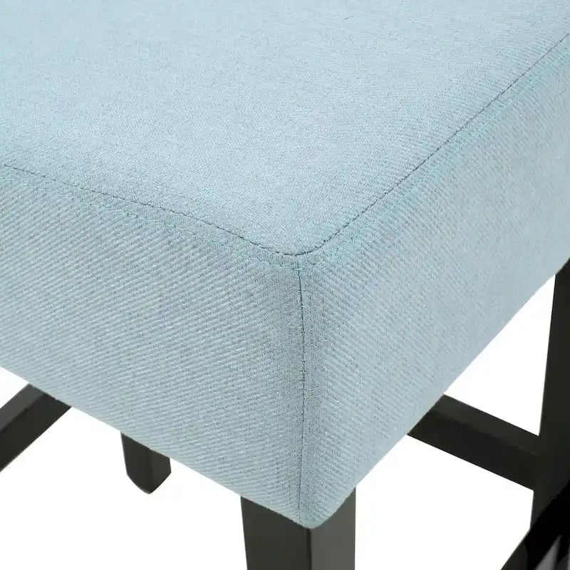 Tabouret de comptoir sans dossier en tissu de 27 po (ensemble de 2)