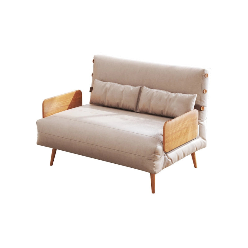 Canapé-lit convertible 43,3" avec dossier réglable et tablette latérale