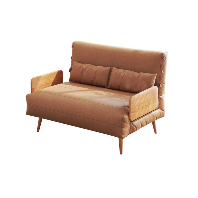 Canapé-lit convertible 43,3" avec dossier réglable et tablette latérale