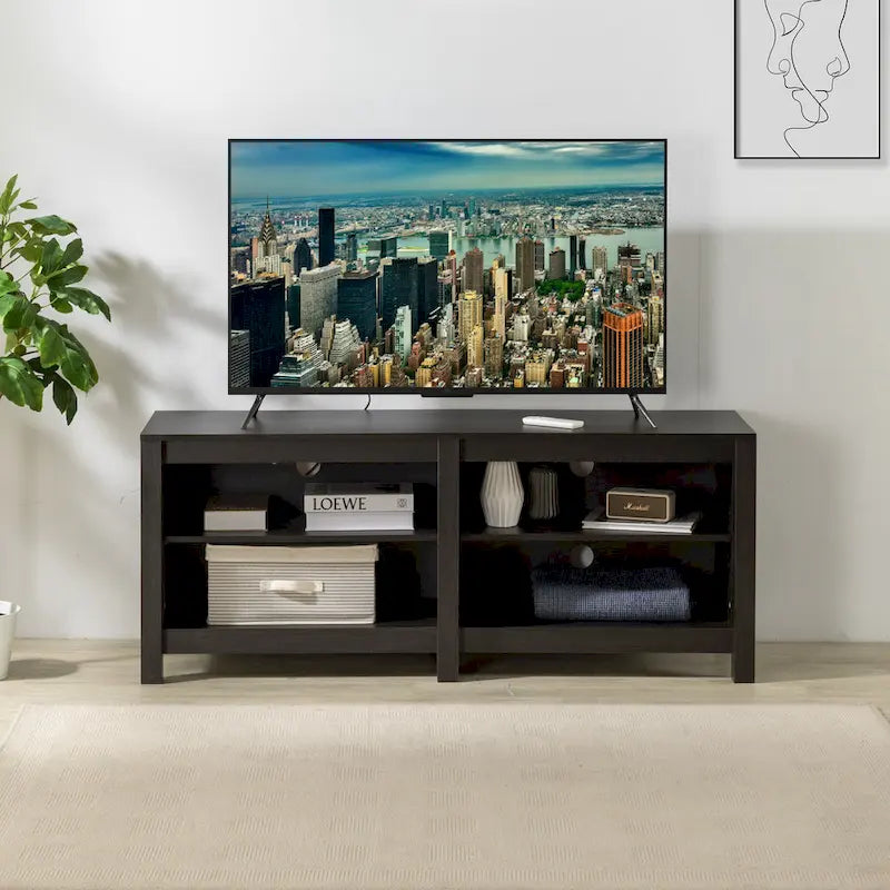 Meuble TV contemporain pour téléviseurs jusqu'à 65 po