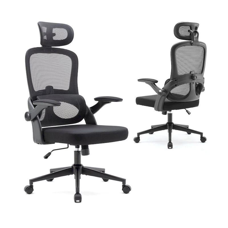 Chaise de bureau ergonomique à dossier haut pour personnes fortes et de grande taille