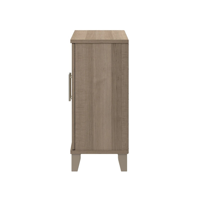 Petite armoire de rangement avec portes et étagères