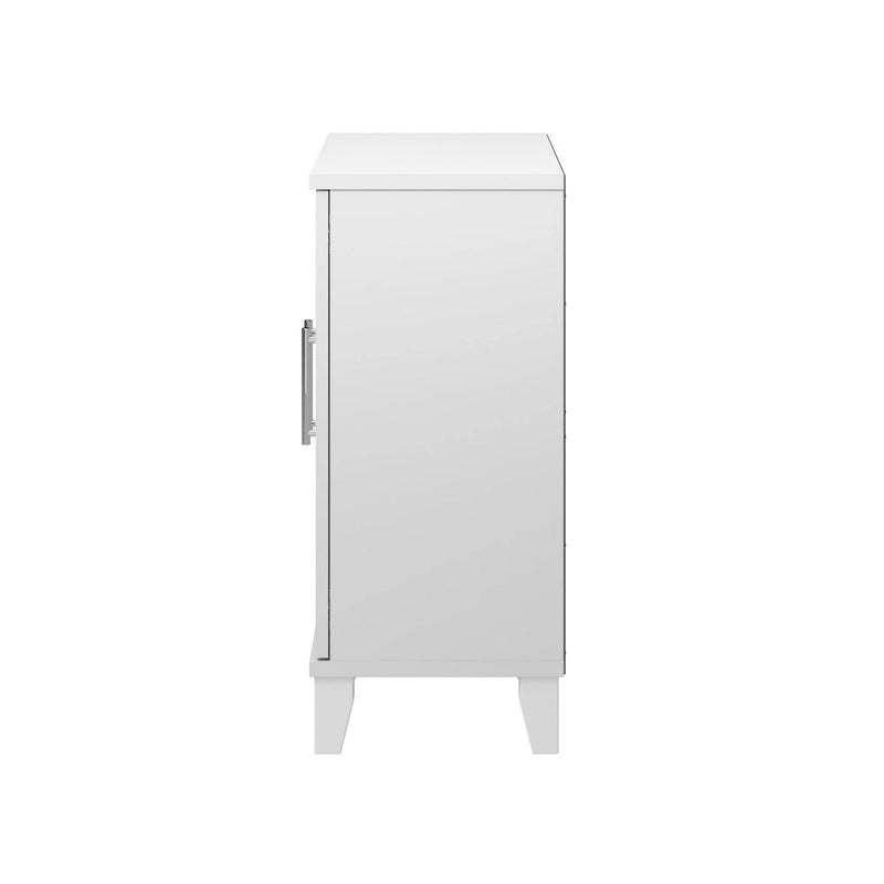 Petite armoire de rangement avec portes et étagères
